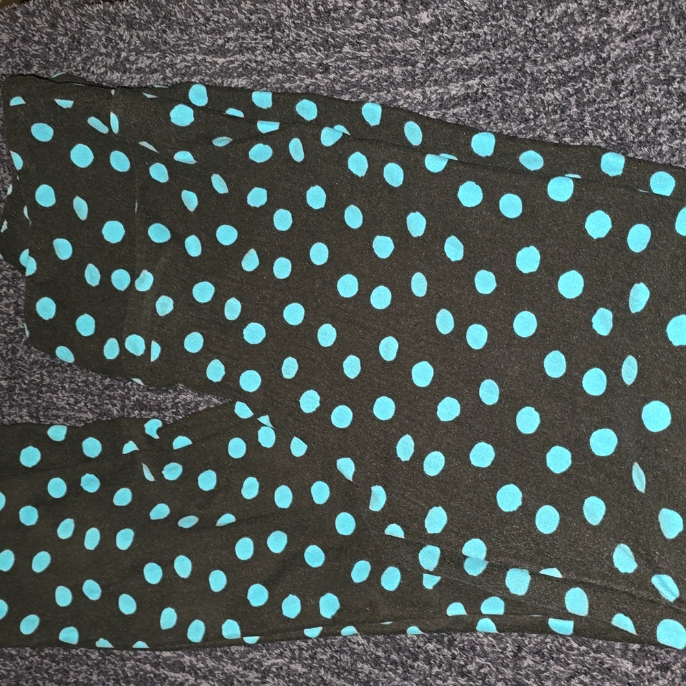 LuLaRoe Leggings Blue Polka Dot OS One Size  ***Bundle and Save!!!***